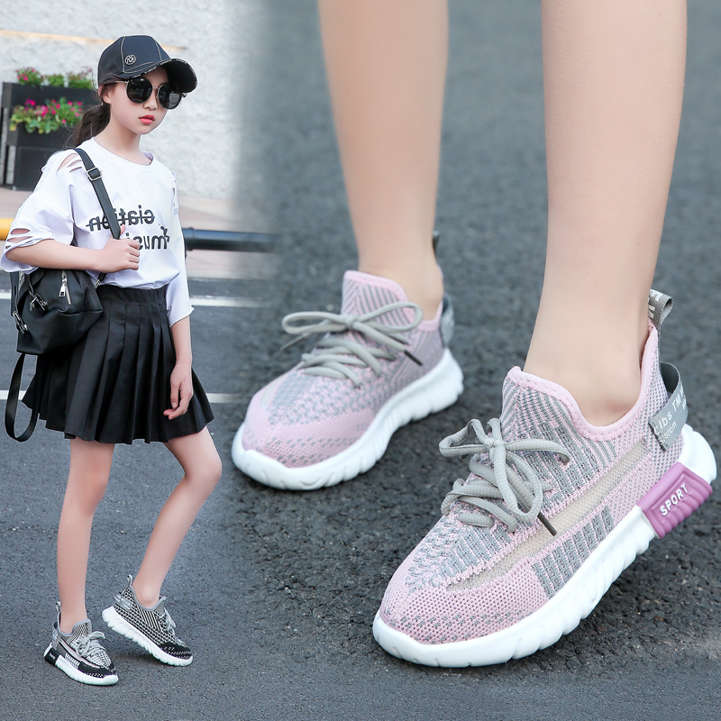 Girl net shoe summer 2019 new pattern Korean Edition leisure time Single shoes children gym shoes soft sole ventilation Little Girl Running shoesin the Shoes/Baby Shoes/Parent-child shoes , Sports shoes category - from Buy2taobao.com to provide professional Taobao agent buy service