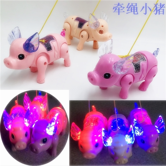 猪年新款电动牵绳小猪电动猪发光音乐牵绳猪地推广场热销玩具批發|ruв категории игрушка/коляска/головоломка/блоки/модель, электрический/пульт дистанционного управления/инерции/заводная игрушка, электрический/пульт животных/рисунок - от Buy2taobao.com для оказания профессиональной услуги покупки агента Taobao