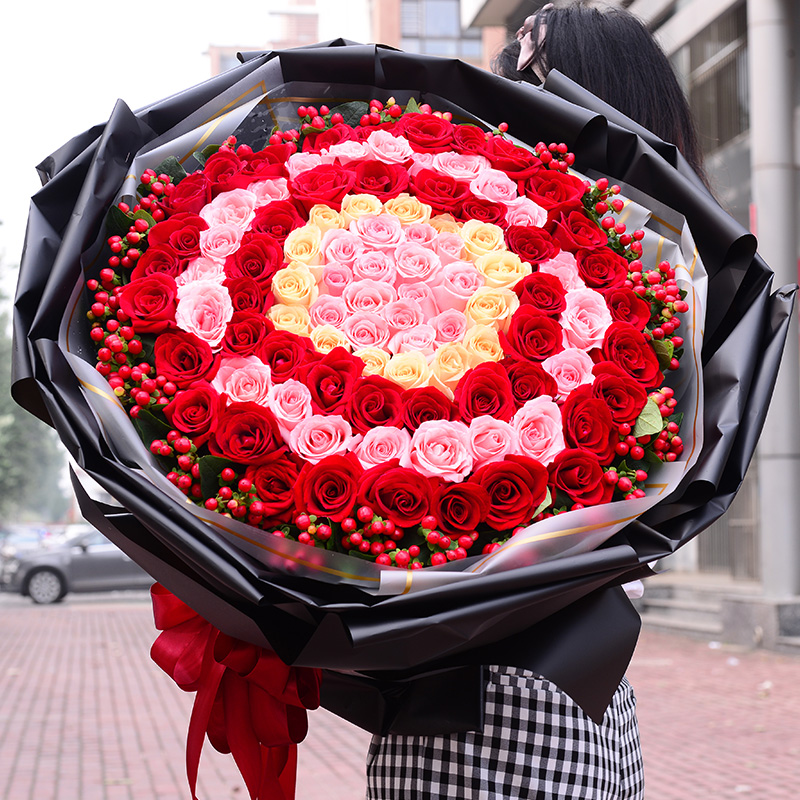 99 rose Bouquet of flowers birthday Gift box flower express Shanghai Shenzhen Beijing Nanjing Hangzhou Nanchang Same city Sending flowersin the Flower delivery/Flowers simulation/Plants gardening , Flower delivery(City) category - from Buy2taobao.com to provide professional Taobao agent buy service
