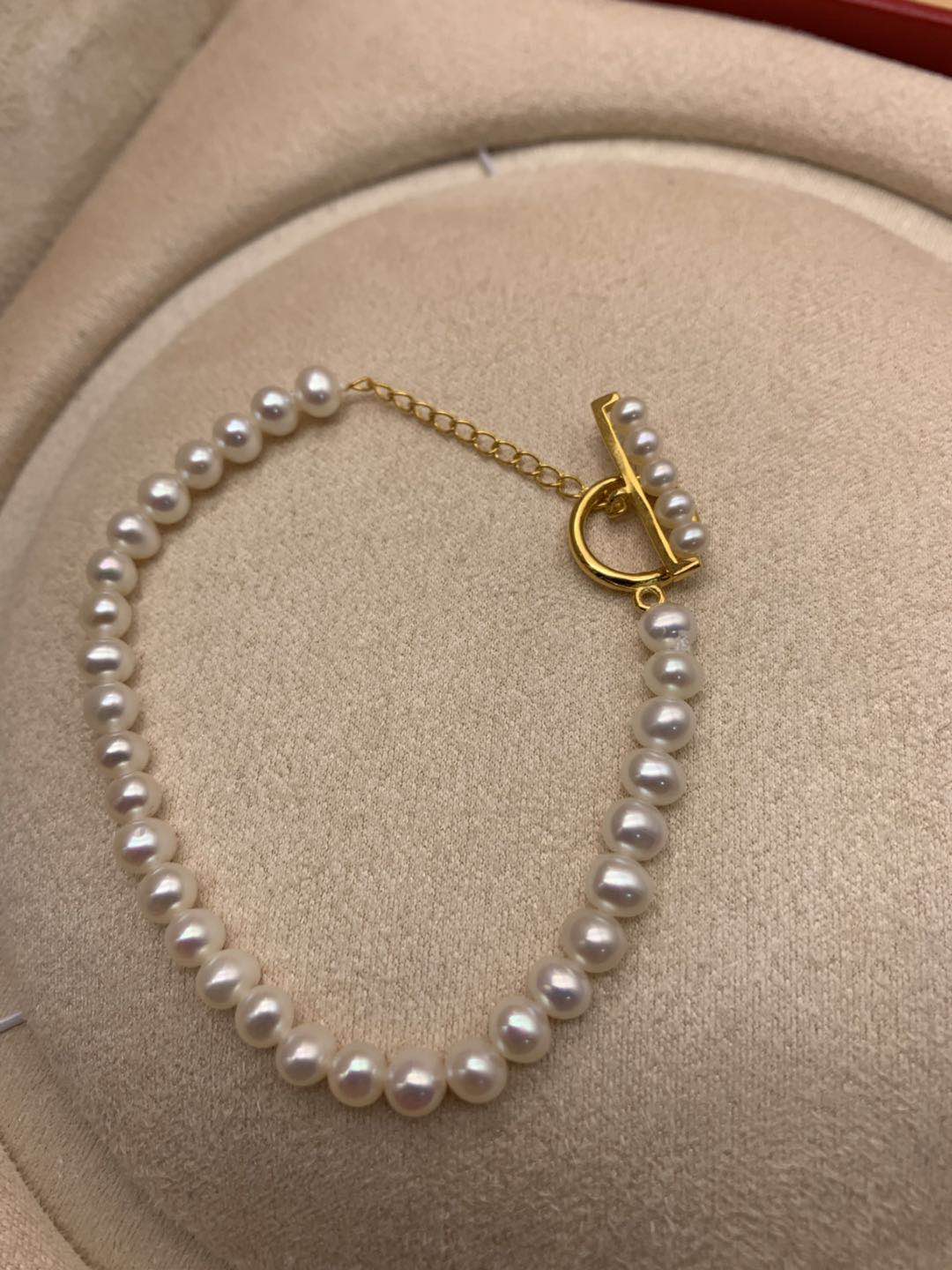 Balance beam Braceletin the Jewelry/Diamond/Jade/Gold , Natural pearls (New) , Bracelets category - from Buy2taobao.com to provide professional Taobao agent buy service