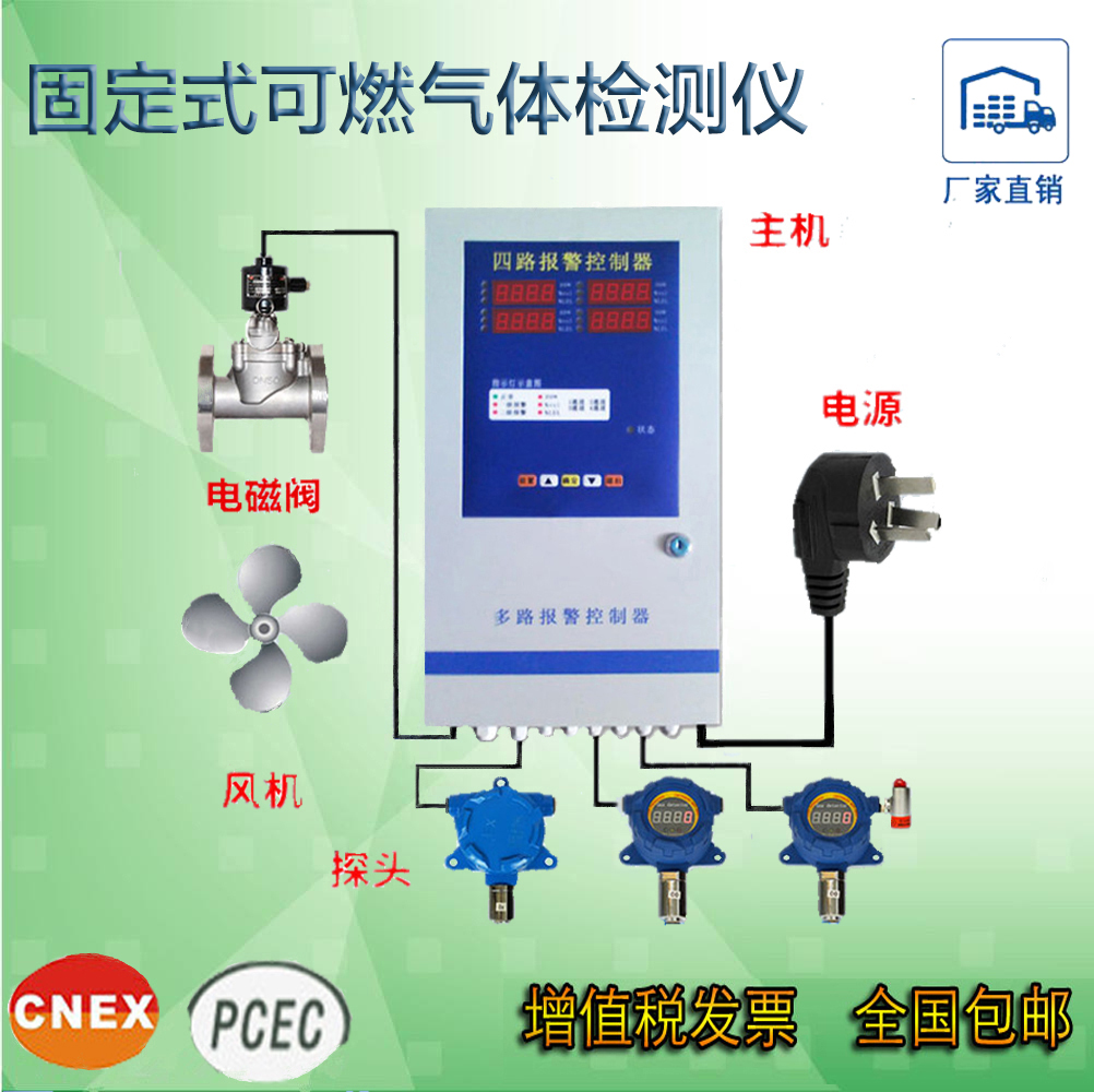 Manufactor Direct selling Fixed Combustible Gas alarm Carbon monoxide oxygen Methane Gas 4-20mA Testerin the Hardware/Tool , Instrumentation , Gas detector category - from Buy2taobao.com to provide professional Taobao agent buy service