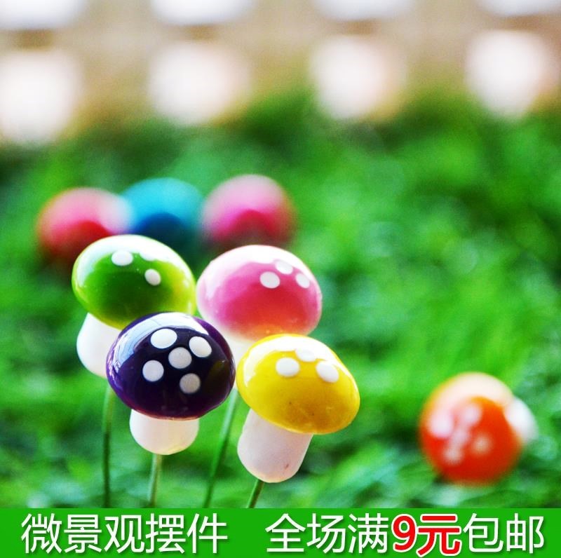 小蘑菇泡沫蘑菇DIY材料彩色蘑菇多肉微景观盆栽盆景摆件配件饰品|ruв категории доставка цветов/цветок моделирования/растения садоводства, садовых принадлежностей, других садовых принадлежностей - от Buy2taobao.com для оказания профессиональной услуги покупки агента Taobao