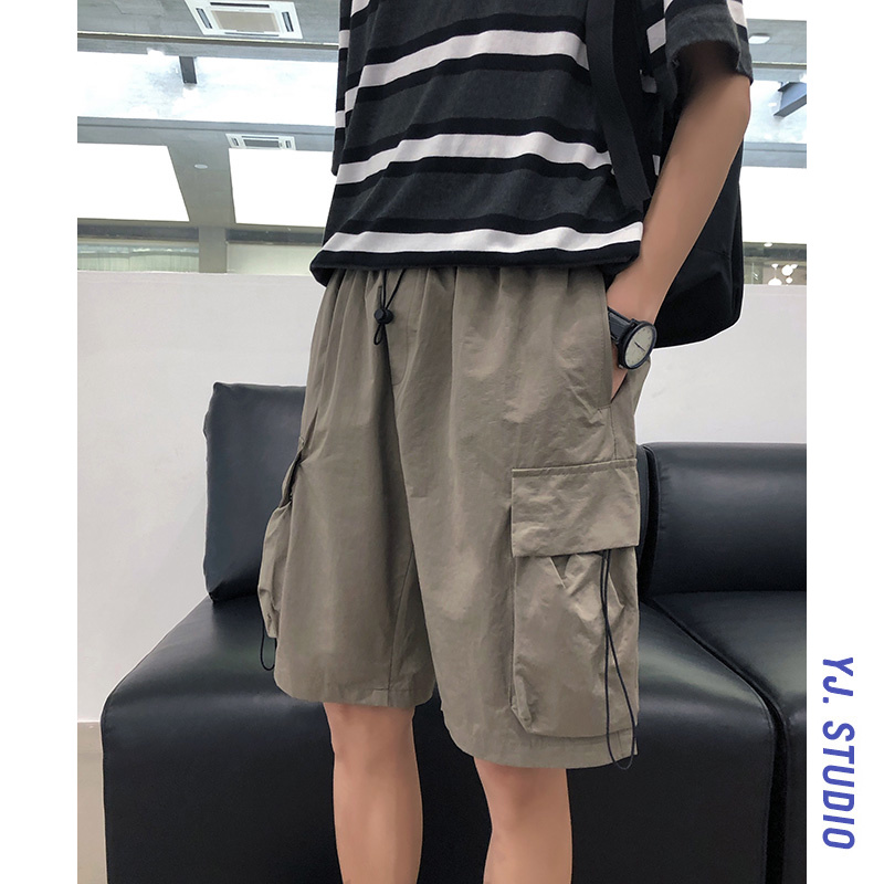 @英俊男孩 夏季网红大口袋工装短裤立体大口袋港风大码沙滩裤子在类目 女装/女士精品, 唐装/民族服装/舞台服装, 唐装/中式服装, 裤子中 - 来自Buy2taobao.com提供专业的淘宝代购服务