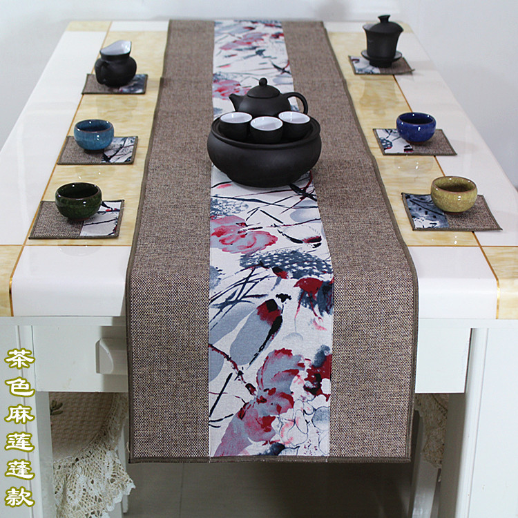 布艺桌旗桌布棉麻布茶席 民族风禅意茶帘茶具茶巾茶垫茶道亚麻在类目 居家布艺, 餐桌布艺, 桌旗中 - 来自Buy2taobao.com提供专业的淘宝代购服务