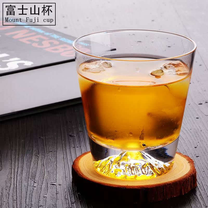 日本富士山玻璃杯江户硝子创意家用耐热水杯水晶洋酒杯威士忌酒杯|ruв категории посуда, до дна/бокал/вино, бокал - от Buy2taobao.com для оказания профессиональной услуги покупки агента Taobao