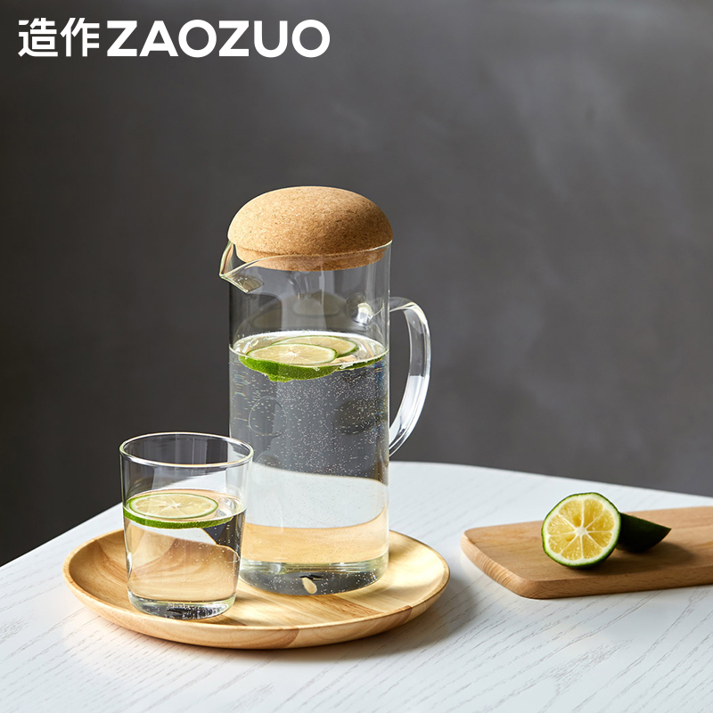 造作zaozuo蘑菇高硼硅水壶套装耐高温泡茶杯家用简约玻璃水壶水杯|msdalam kategori pinggan mangkuk, Cup/cawan/cerek, Mainan air Set - dari Buy2taobao.com untuk memberikan perkhidmatan ejen Taobao profesional membeli