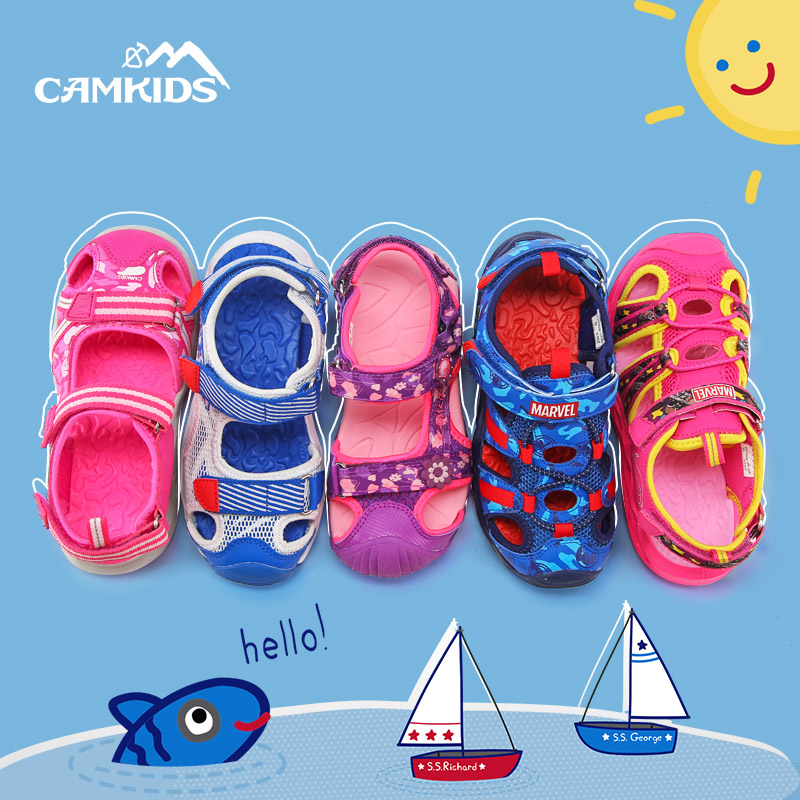 camkids女童凉鞋2019夏季包头儿童凉鞋男童软底大童沙滩鞋防滑潮|msdalam kategori kasut kanak-kanak/Kasut bayi/kasut ibu bapa dan anak, Sandal - dari Buy2taobao.com untuk memberikan perkhidmatan ejen Taobao profesional membeli