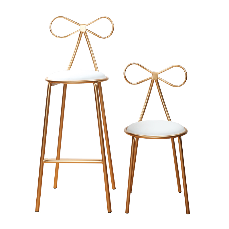 Modern minimalist bar Stool Northern Europe household backrest Bar chair Bar stool originality fashion bow The bar chairin the Business/Office Furniture , Entertainment/Bar/KTV Furniture , Bar Stools category - from Buy2taobao.com to provide professional Taobao agent buy service