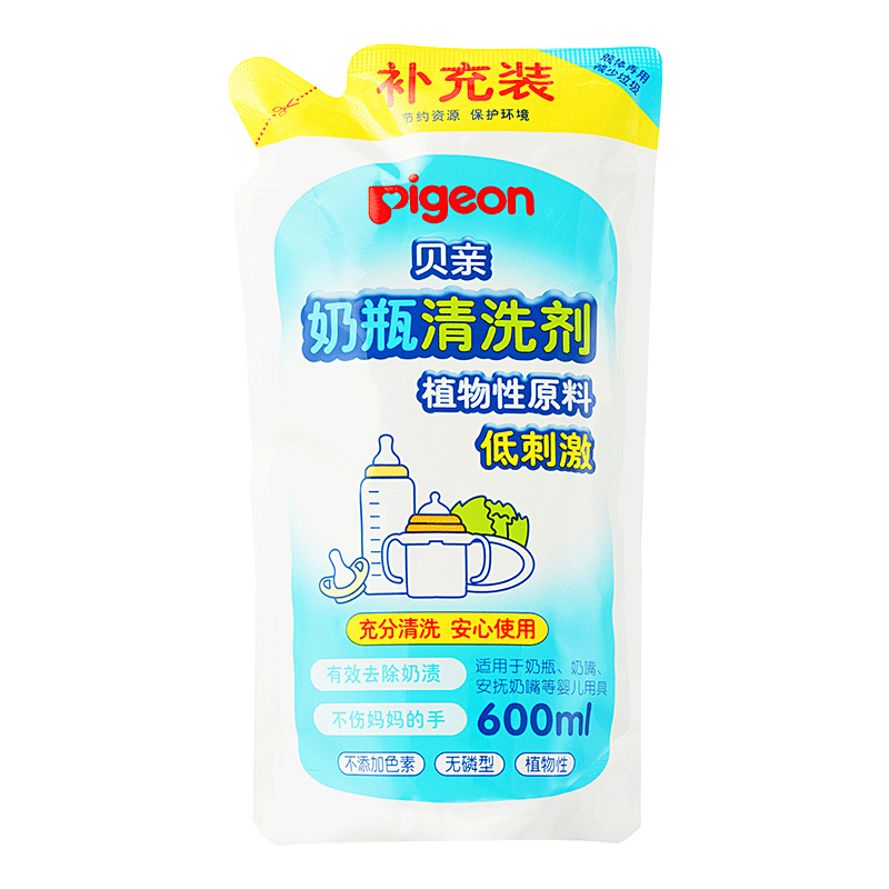 Pigeon贝亲奶瓶清洗剂婴幼儿奶瓶果蔬奶渍清洁液600ml补充装 MA28在类目 尿片/洗护/喂哺/推车床, 清洁液/洗衣液/柔顺剂, 奶瓶果蔬清洗液中 - 来自Buy2taobao.com提供专业的淘宝代购服务