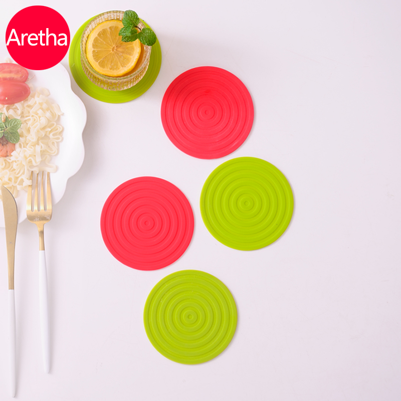 Aretha阿石硅胶杯垫甜美 圆形 隔热杯垫/硅胶垫/餐垫/防滑垫/碗垫|ruв категории посуда, кубок/кубок/чайник, подставки - от Buy2taobao.com для оказания профессиональной услуги покупки агента Taobao