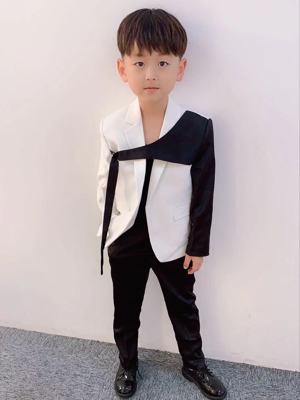 政宇轩高端拼色西装T台开场秀模特礼服个性潮服总决赛礼服定制|msdalam kategori Kanak-kanak/Bayi/Keluarga dipasang, kot/jaket/overcoat, saman/saman kecil - dari Buy2taobao.com untuk memberikan perkhidmatan ejen Taobao profesional membeli
