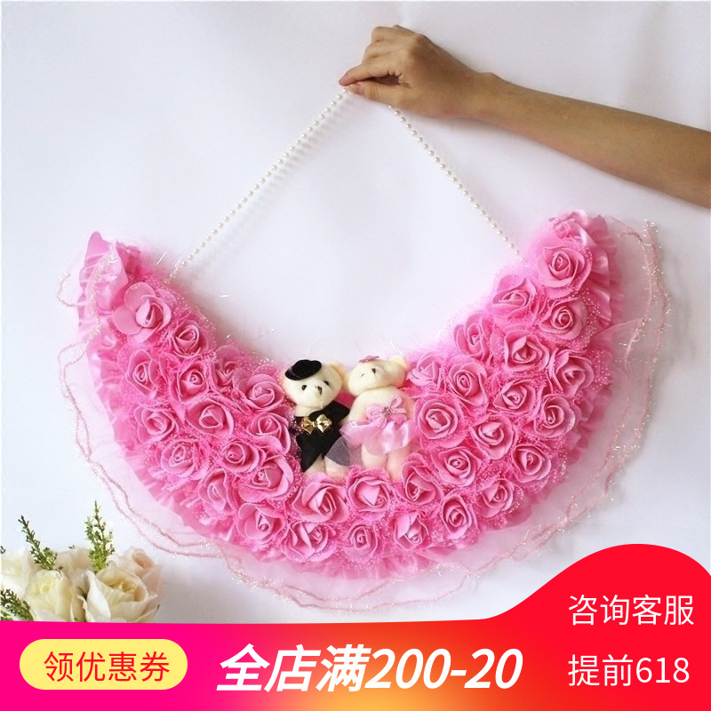 marry Supplies Moon Little Bear rose Garland Marriage room decorate A new house arrangement Door trim Pendants Pendant Creative productsin the Festive supplies/Gift , Wedding Themes/Props , Wedding Doll category - from Buy2taobao.com to provide professional Taobao agent buy service