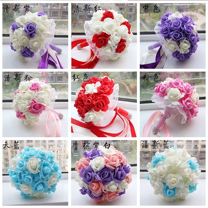 pink Wedding celebration Hand tied bouquet Hand tied bouquet bride marry Sen family Hand tied bouquet Sen family Wedding photos Gypsophilain the Flower delivery/Flowers simulation/Plants gardening , Wedding flower arrangement , Bride holding flowers category - from Buy2taobao.com to provide professional Taobao agent buy service