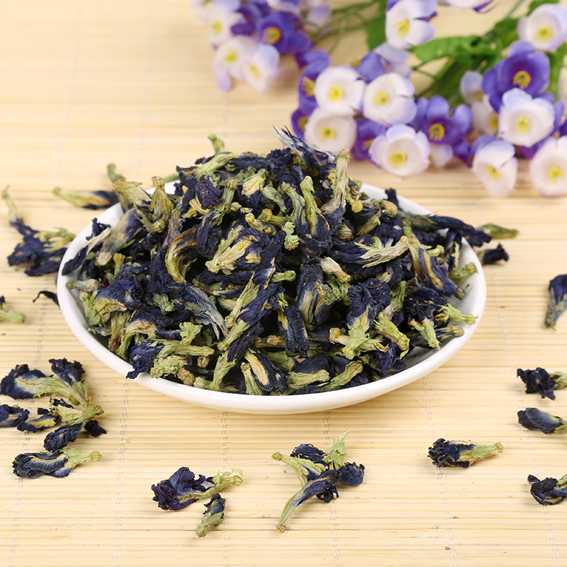 蓝蝴蝶蝶豆花干花干精选特产100g包邮蝶豆花在类目 传统滋补营养品, 养生茶中 - 来自Buy2taobao.com提供专业的淘宝代购服务