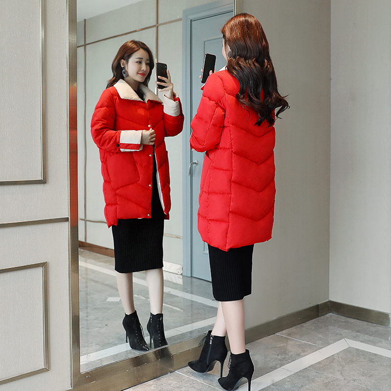 棉襖2018新款ins棉服女潮中長款韓版加厚chic羽絨棉衣冬季外套在類目 女裝/女士精品, 棉衣/棉服中 - 來自Buy2taobao.com提供專業的淘寶代購服務