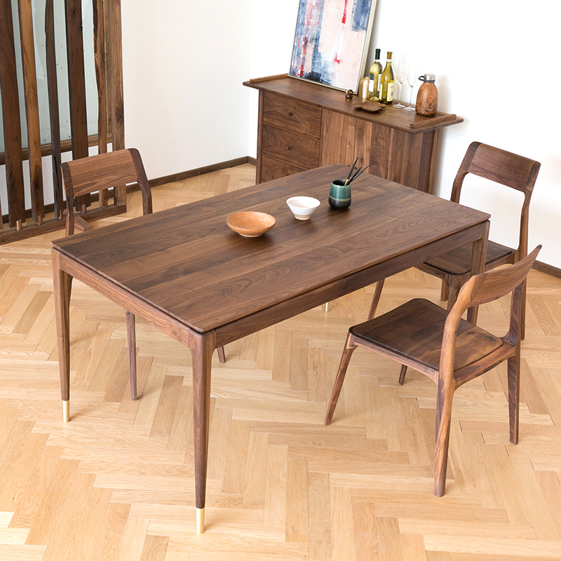 Northern Europe Simplicity Black Walnut table Japanese Solid wood furniture Cherry deskin the Residential furniture , Tables , Dining table category - from Buy2taobao.com to provide professional Taobao agent buy service