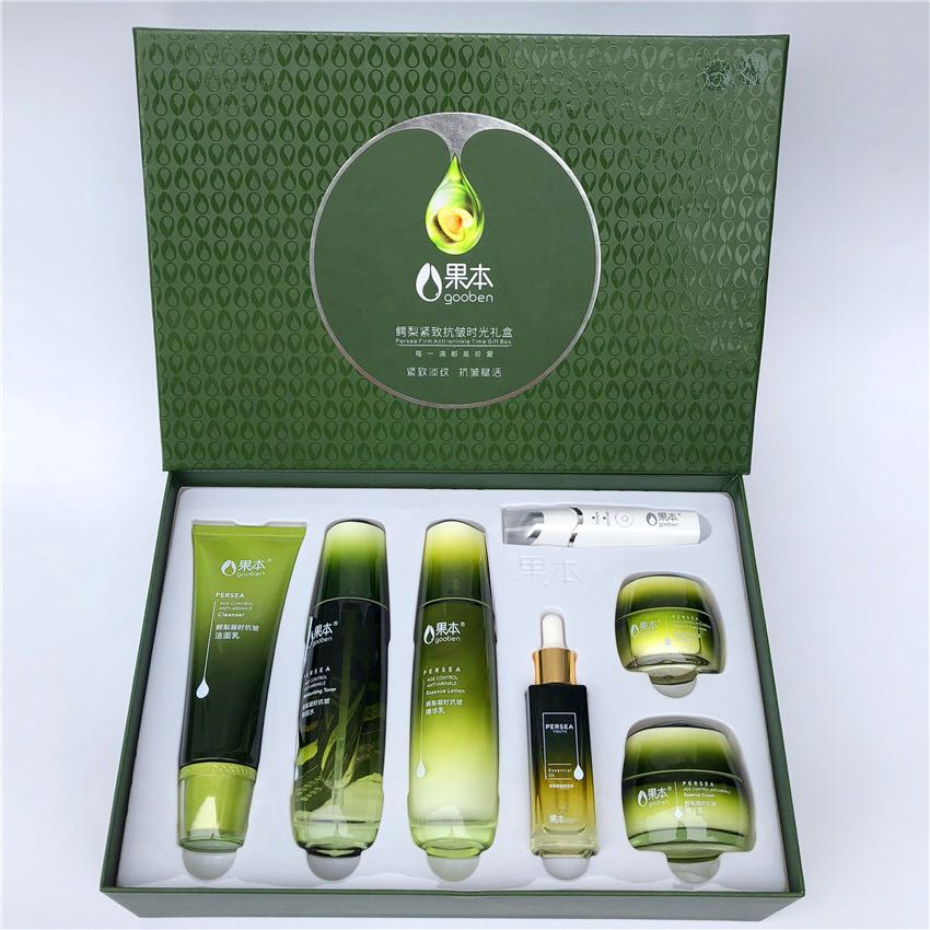 quality goods Avocado compact Anti wrinkle Time Gift box Moisture Essence Water emulsion Soft skin 6 suit Cosmeticsin the Skin Care/Body/Essential oils , Facial Care Set category - from Buy2taobao.com to provide professional Taobao agent buy service
