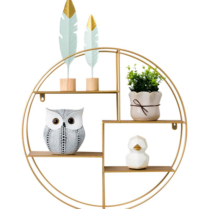 Mingjia Restaurant ins Northern Europe Pendant metope decorate Shelf Wall hangings Tea shop wall Iron art Wall Wall hangingin the Home accessories , Mural category - from Buy2taobao.com to provide professional Taobao agent buy service