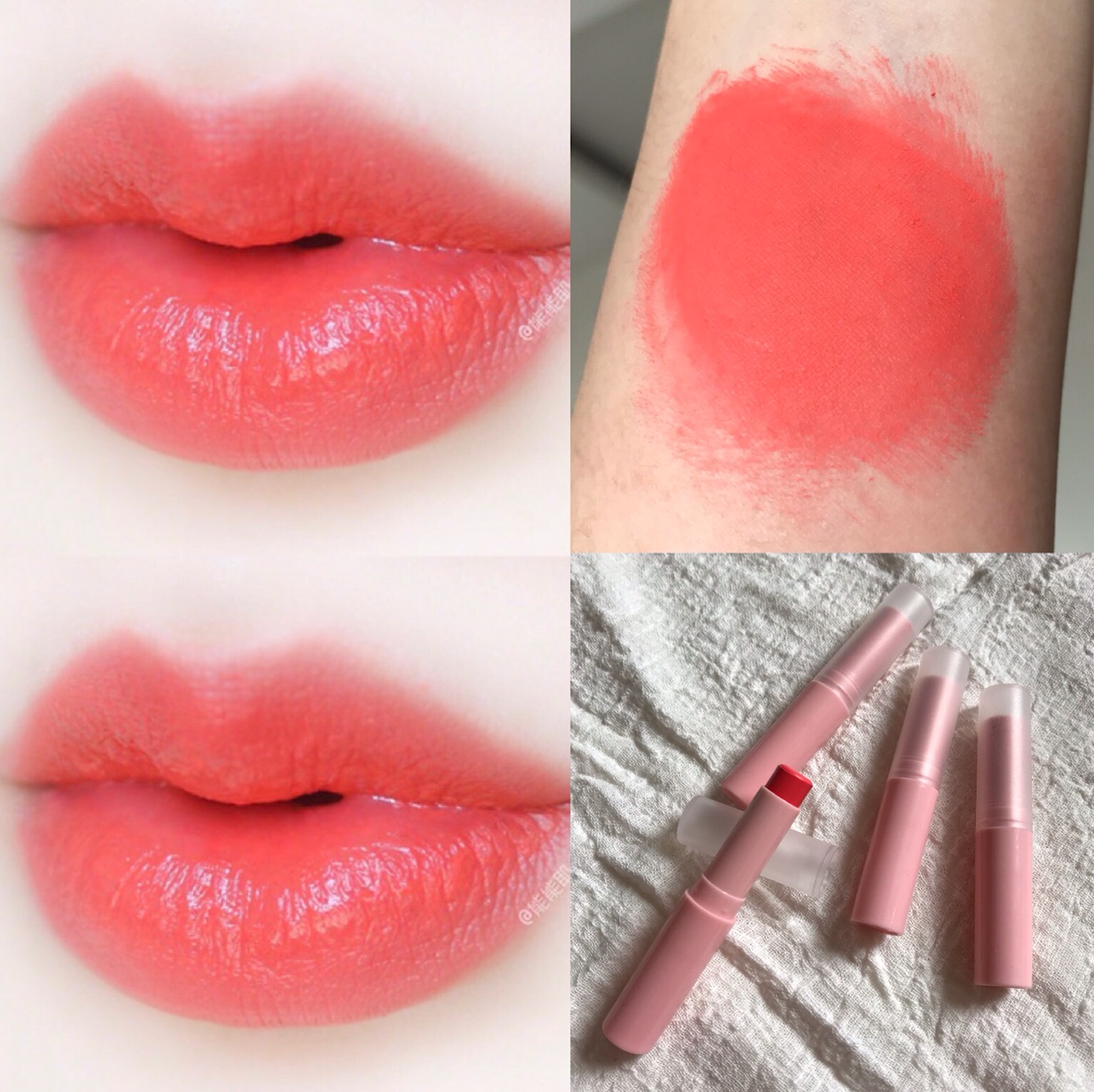 白皮妹子入 炒鸡貌美显活泼的珊瑚荧光橘色有小孔哑光丝绒唇膏在类目 彩妆/香水/美妆工具, 唇彩/唇蜜中 - 来自Buy2taobao.com提供专业的淘宝代购服务