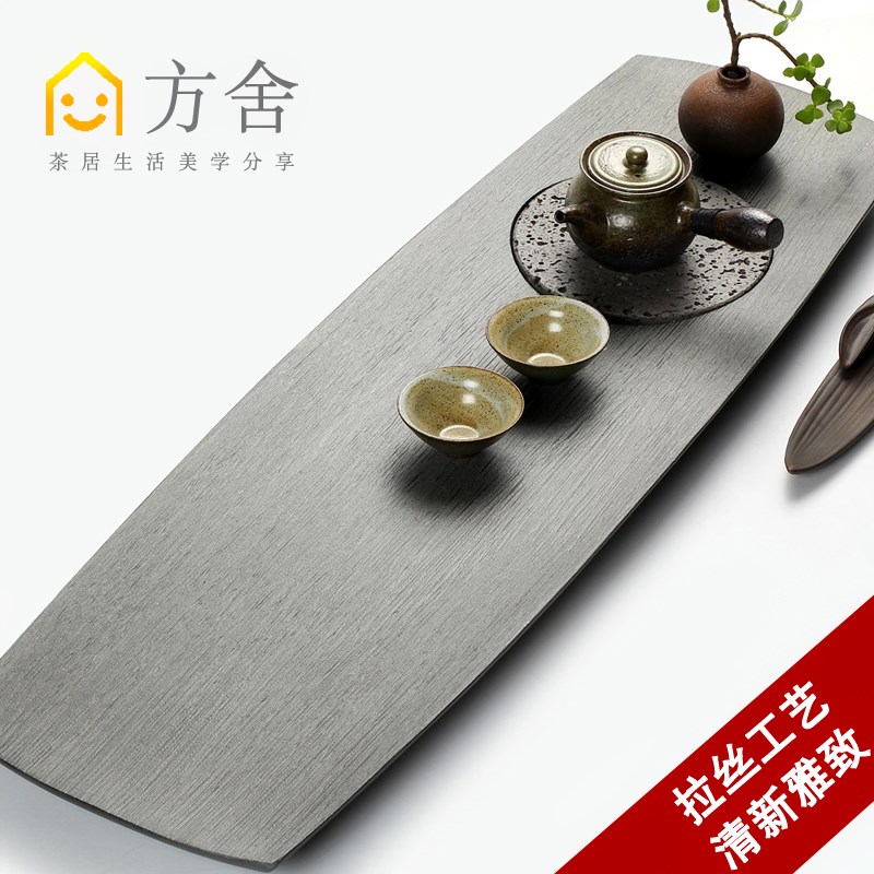 天然乌金石头茶盘大号家用简约石材茶台日式现代茶海功夫茶具托盘|msdalam kategori pinggan mangkuk, set teh, dulang teh - dari Buy2taobao.com untuk memberikan perkhidmatan ejen Taobao profesional membeli