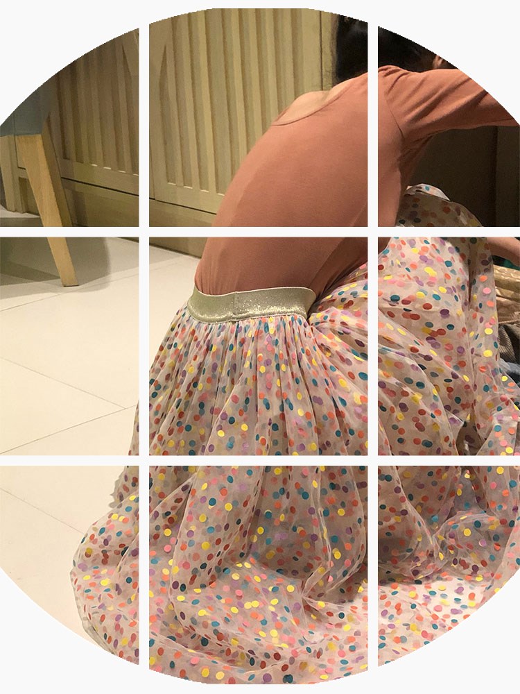 春夏季彩色波点很仙的高腰网纱半身裙女a字裙百褶裙中长款仙女裙|msdalam kategori Butik wanita / wanita, skirt - dari Buy2taobao.com untuk memberikan perkhidmatan ejen Taobao profesional membeli