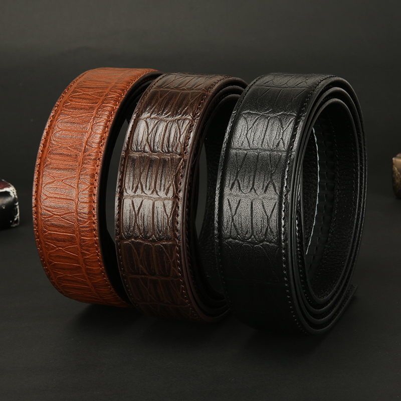 无头皮带男真皮不带扣头自动扣针扣中青年头层牛皮带身腰带条裤带在类目 服饰配件/皮带/帽子/围巾, 腰带/皮带/腰链中 - 来自Buy2taobao.com提供专业的淘宝代购服务