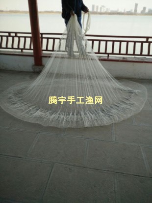 纯手工编织灰尼龙线撒网手抛网手撒网传统网鱼网易旋网铅坠小眼网在类目 户外/登山/野营/旅行用品, 垂钓装备, 鱼网/虾笼/其它渔具中 - 来自Buy2taobao.com提供专业的淘宝代购服务