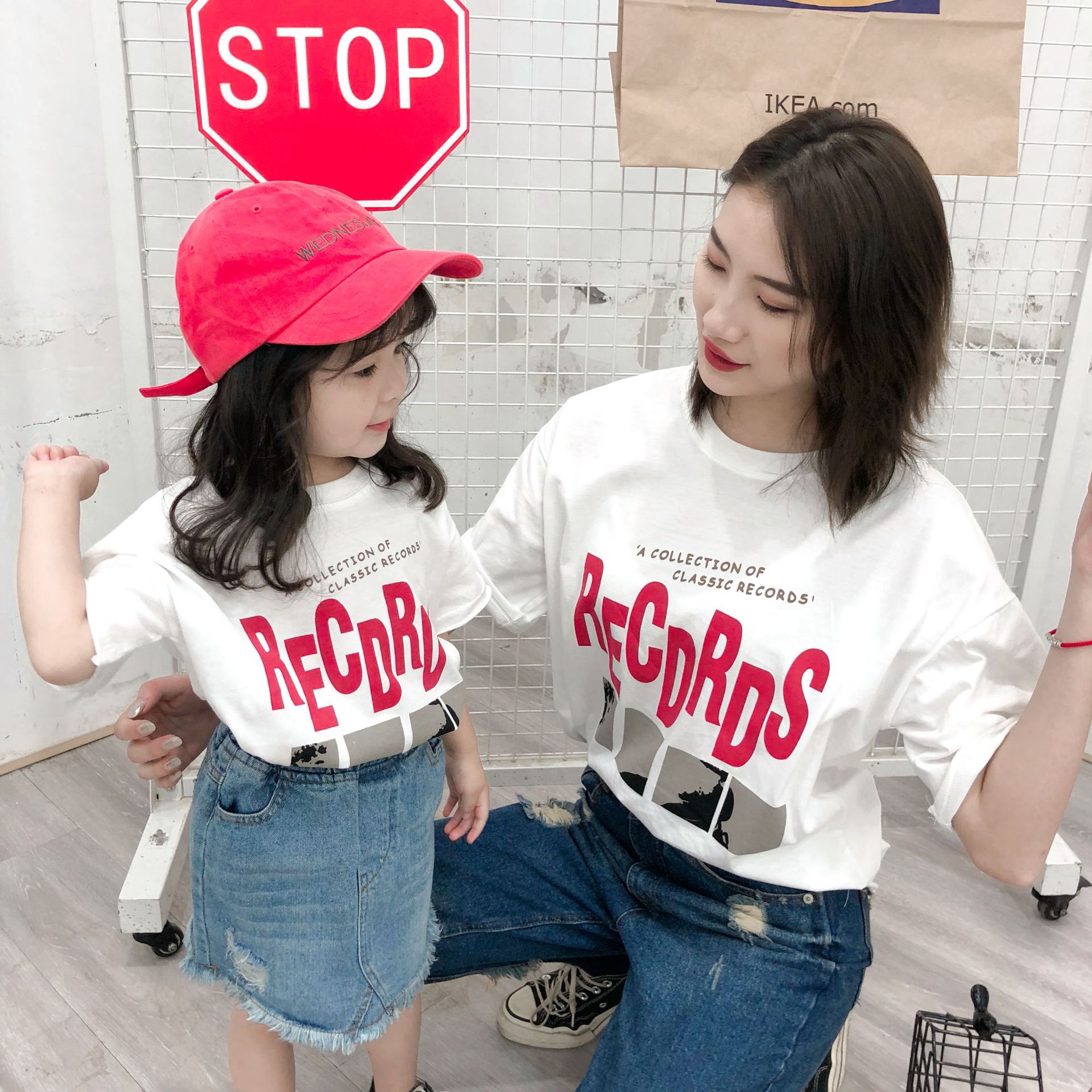 2019夏装新款儿童T恤韩版男女童棉质短袖宽松上衣亲子款打底2在类目 童装/婴儿装/亲子装, 儿童户外服, 儿童速干T恤中 - 来自Buy2taobao.com提供专业的淘宝代购服务