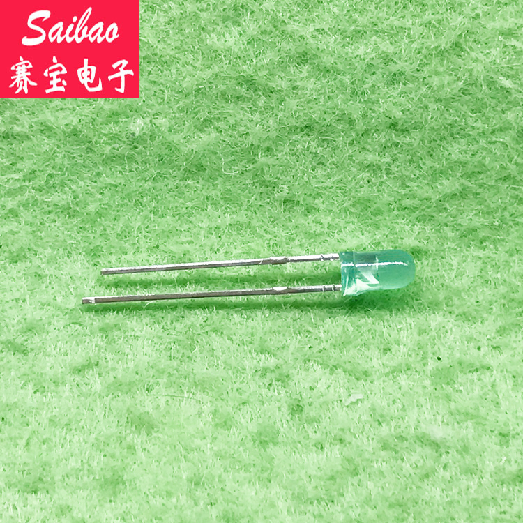 3MM 绿发绿 高亮 绿光发光管 LED 脚长20mm|ruв категории Цифровые аксессуары, рынок электронных компонентов, LED, LED абажур/светодиодный лампа - от Buy2taobao.com для оказания профессиональной услуги покупки агента Taobao
