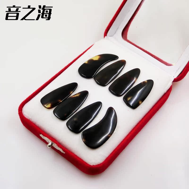 Professional Guzheng nail Natural horn Right hand 8 Groove typein the Musical Instruments/Guitar/Piano/Fitting , Musical Instrument Accessories , Nail instruments category - from Buy2taobao.com to provide professional Taobao agent buy service
