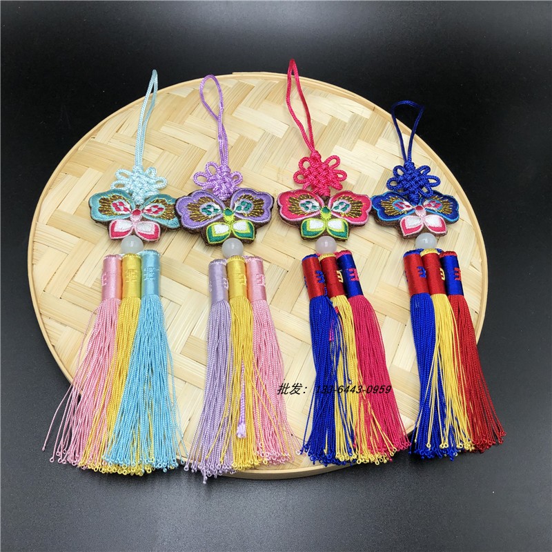 the republic of korea butterfly Embroidery Pendant gift Cloth bag Ear hanging Korean Folk custom children Hanfu Pendantin the Arts and crafts , Folk arts and crafts Features , Other category - from Buy2taobao.com to provide professional Taobao agent buy service