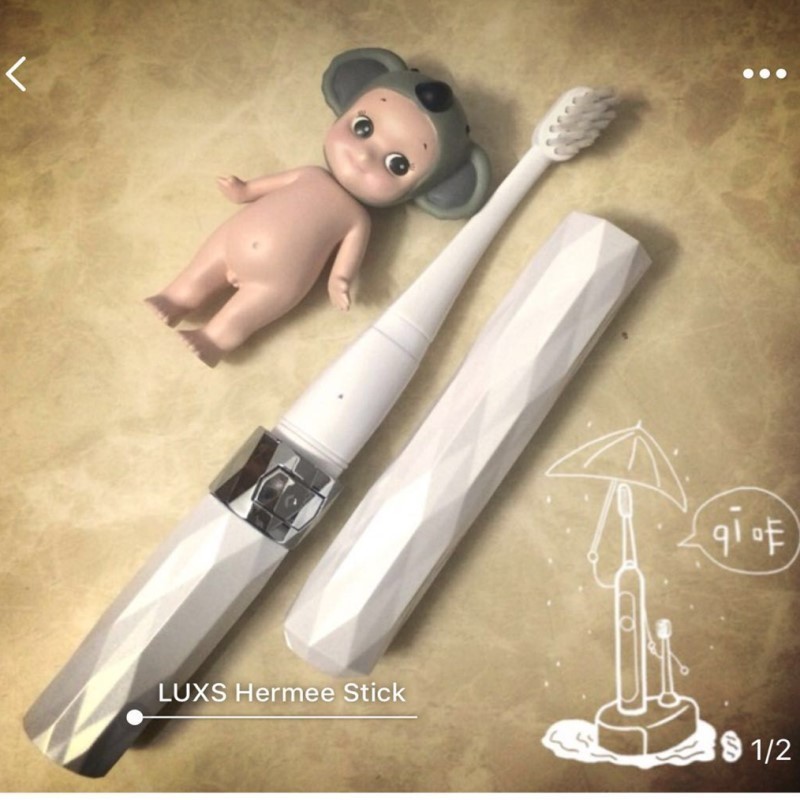 现货日本Luxs Hermee Stick音波震动便携式电动牙刷出差成人用在类目 个人护理/保健/按摩器材, 口腔护理, 电动牙刷中 - 来自Buy2taobao.com提供专业的淘宝代购服务