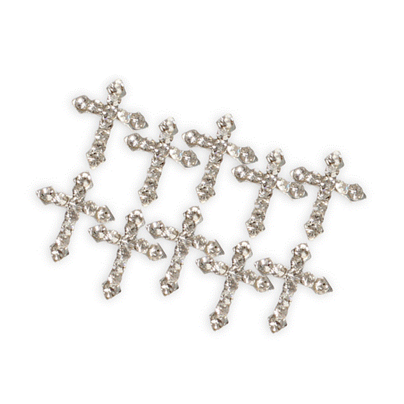 Nail art decorations 10pcs Zinc Alloy Cross Rhinestones Glitin the Flower delivery/Flowers simulation/Plants gardening , DIY Artificial flowers material , Production of materials (New) , Mahogany category - from Buy2taobao.com to provide professional Taobao agent buy service