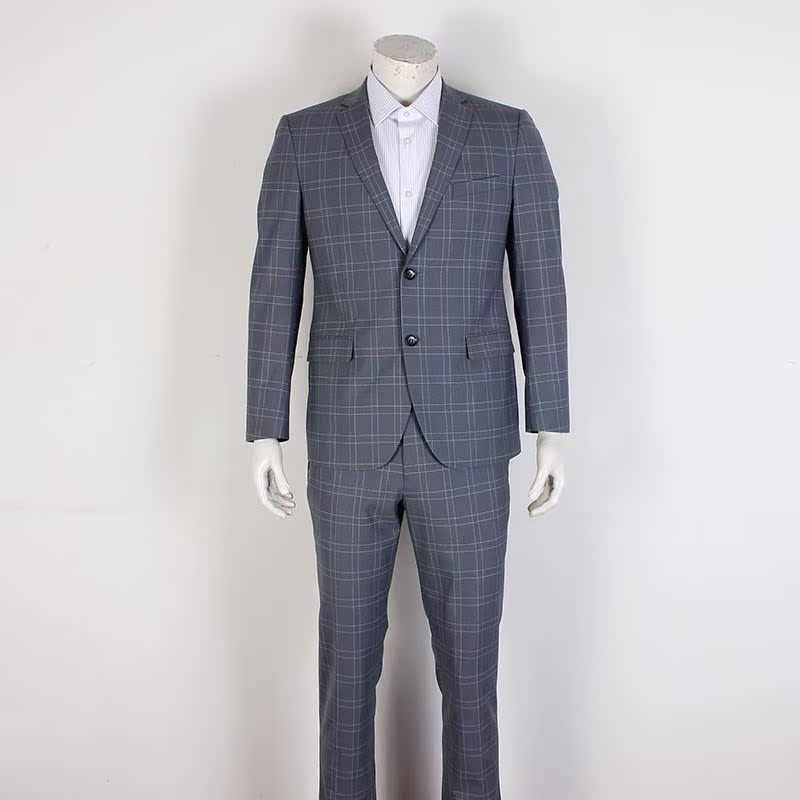 金利来西服套装2019春新款男装格子修身西装MZT19151477-58|msdalam kategori Pakaian Lelaki, Sut - dari Buy2taobao.com untuk memberikan perkhidmatan ejen Taobao profesional membeli