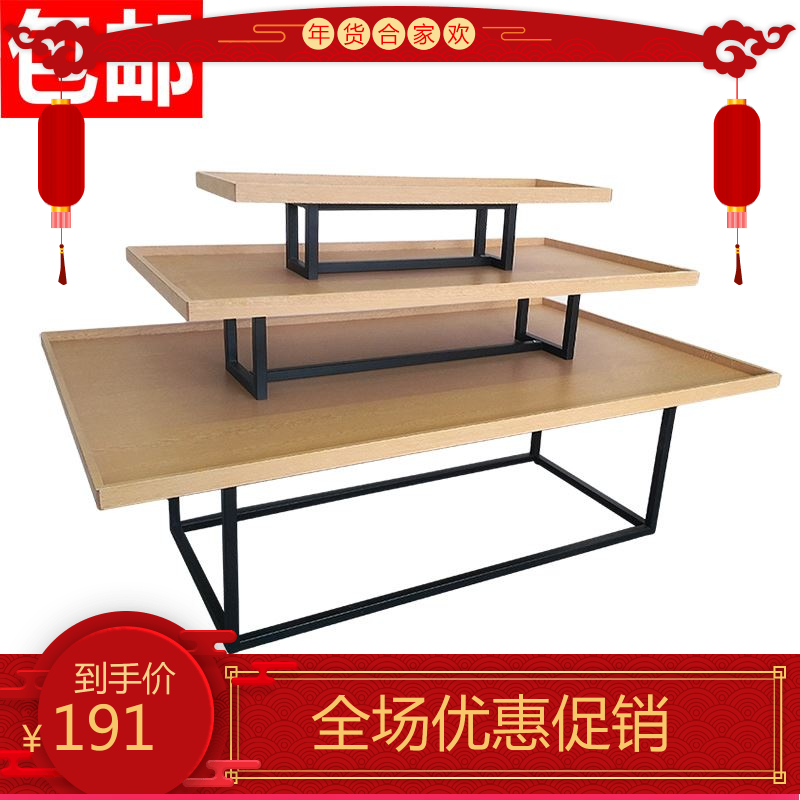 饰品化妆品母婴中岛柜展示柜面包包文玩具鞋店堆头流水台超市货架|ruв категории коммерческий/офисная мебель, полки/витрина, бутик - витрина/витрина - от Buy2taobao.com для оказания профессиональной услуги покупки агента Taobao