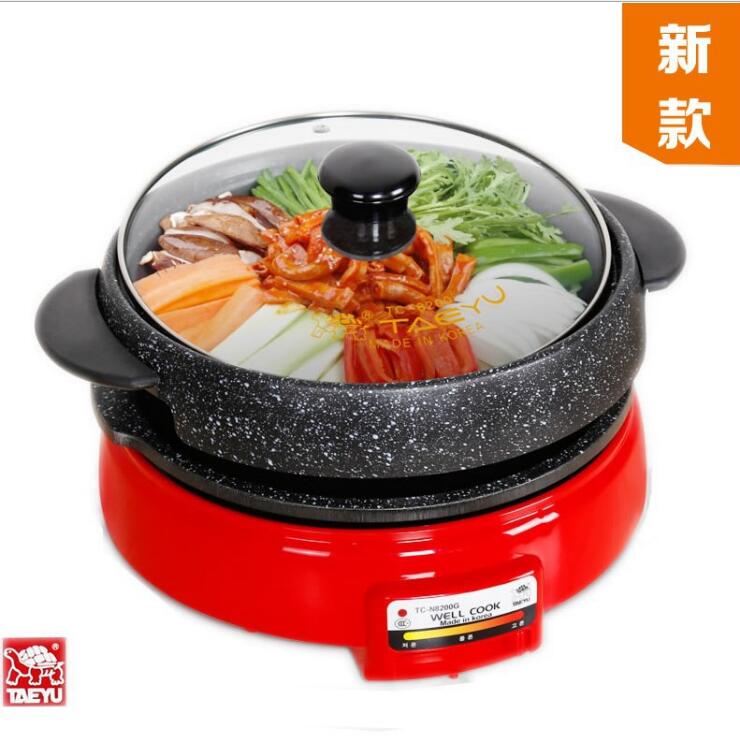 TAEYU韓國烏龜鍋電火鍋多功能麥飯石烤肉鍋家用烤涮壹體鍋不粘鍋在類目 廚房電器, 電鍋煲類, 電熱/火鍋中 - 來自Buy2taobao.com提供專業的淘寶代購服務