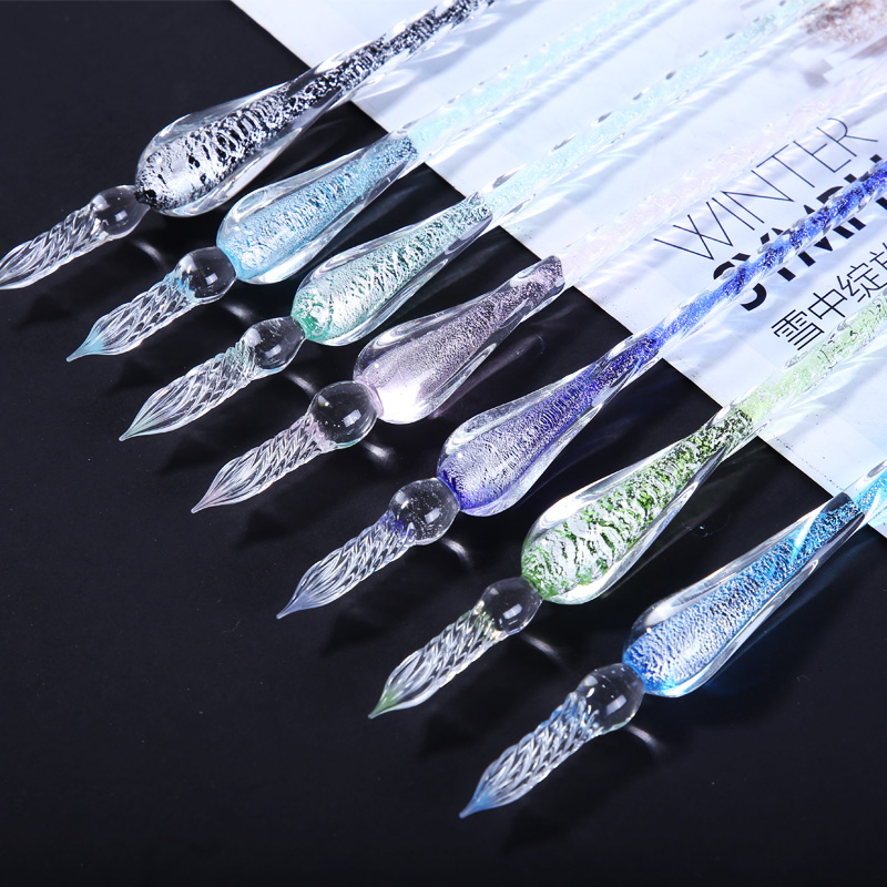 Crystal glass Dip pen suit Chinese style Retro starry sky Crystal Pen student manual Penin the Electronic Dictionary/Electronic paper book/Stationery , Pens/Writing Tools , Other features pen category - from Buy2taobao.com to provide professional Taobao agent buy service