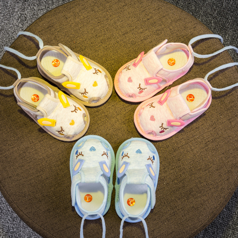 0-6-12 A month spring and autumn 1 year old men and women baby baby Toddler Sandals summer soft sole Summer 3 Don't fallin the Shoes/Baby Shoes/Parent-child shoes , Toddler shoes/Baby shoes before step category - from Buy2taobao.com to provide professional Taobao agent buy service