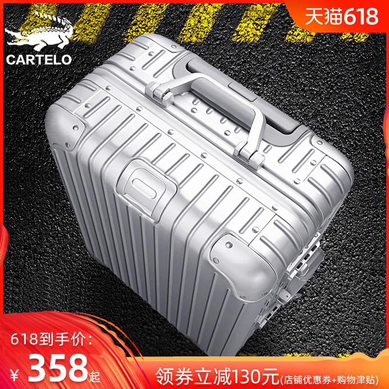 Cartelo Aluminum-magnesium alloy Draw bar box 20 Metal trunk Boarding case enlarge Check suitcasein the Leather/Lady bags/Men's bag, Suitcase category - from Buy2taobao.com to provide professional Taobao agent buy service