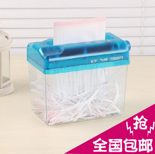Hand shake Mini small-scale A6 household Shredder Portable desktop to work in an office strip Shredder Mute Manual Shredderin the Office Equipment/Consumables/Related Services , Shredder category - from Buy2taobao.com to provide professional Taobao agent buy service