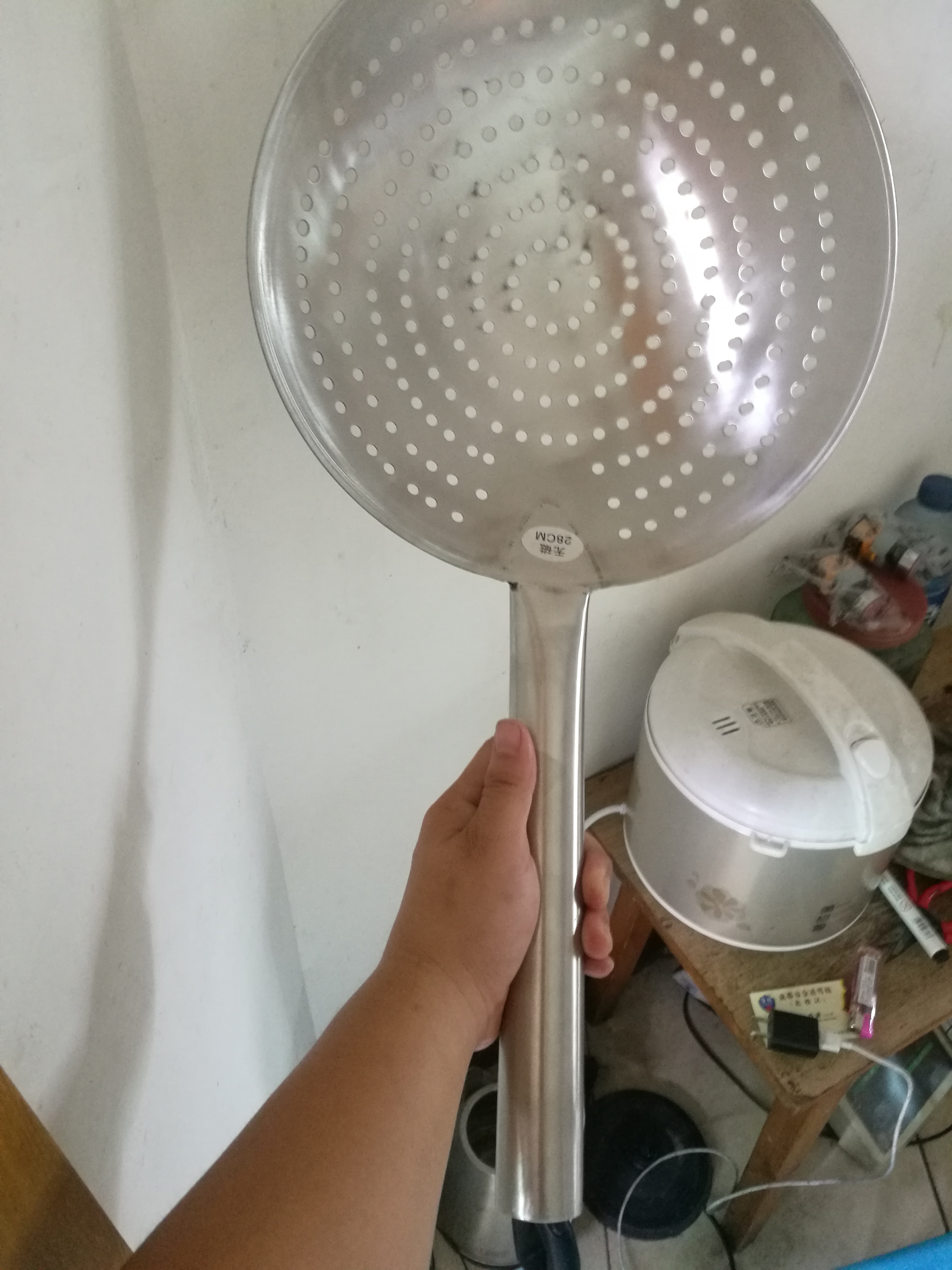 加厚油炸火锅大漏勺不锈钢厨师油鼓漏厨房酒店大号凉虾过滤网漏网|ruв категории кухня/посуда, посуда, готовить совок, шумовка - от Buy2taobao.com для оказания профессиональной услуги покупки агента Taobao