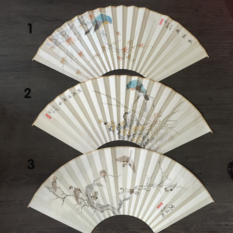 Boutique 9-9.5 Suzhou Hand drawn Fan Fine brushwork Flowers and Birds Calligraphyin the Home Daily , Fan/Mini Fan/Fitting/Ice pad/Ice stickers , Fan category - from Buy2taobao.com to provide professional Taobao agent buy service
