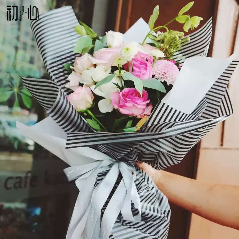 初心.韩国礼品鲜花包装纸材料 花束材料 雾面纸直条终 半透明纸在类目 鲜花速递/花卉仿真/绿植园艺, DIY仿真花材料, 花艺包装, 花艺包装纸中 - 来自Buy2taobao.com提供专业的淘宝代购服务