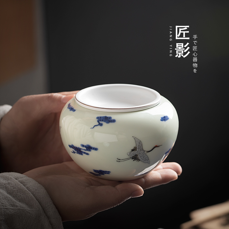 匠影 | 景德镇茶洗樱花小号笔洗水盂 功夫茶具配件 杯洗 茶道水洗|ruв категории посуда, чайный сервиз, Садо/ноль - от Buy2taobao.com для оказания профессиональной услуги покупки агента Taobao