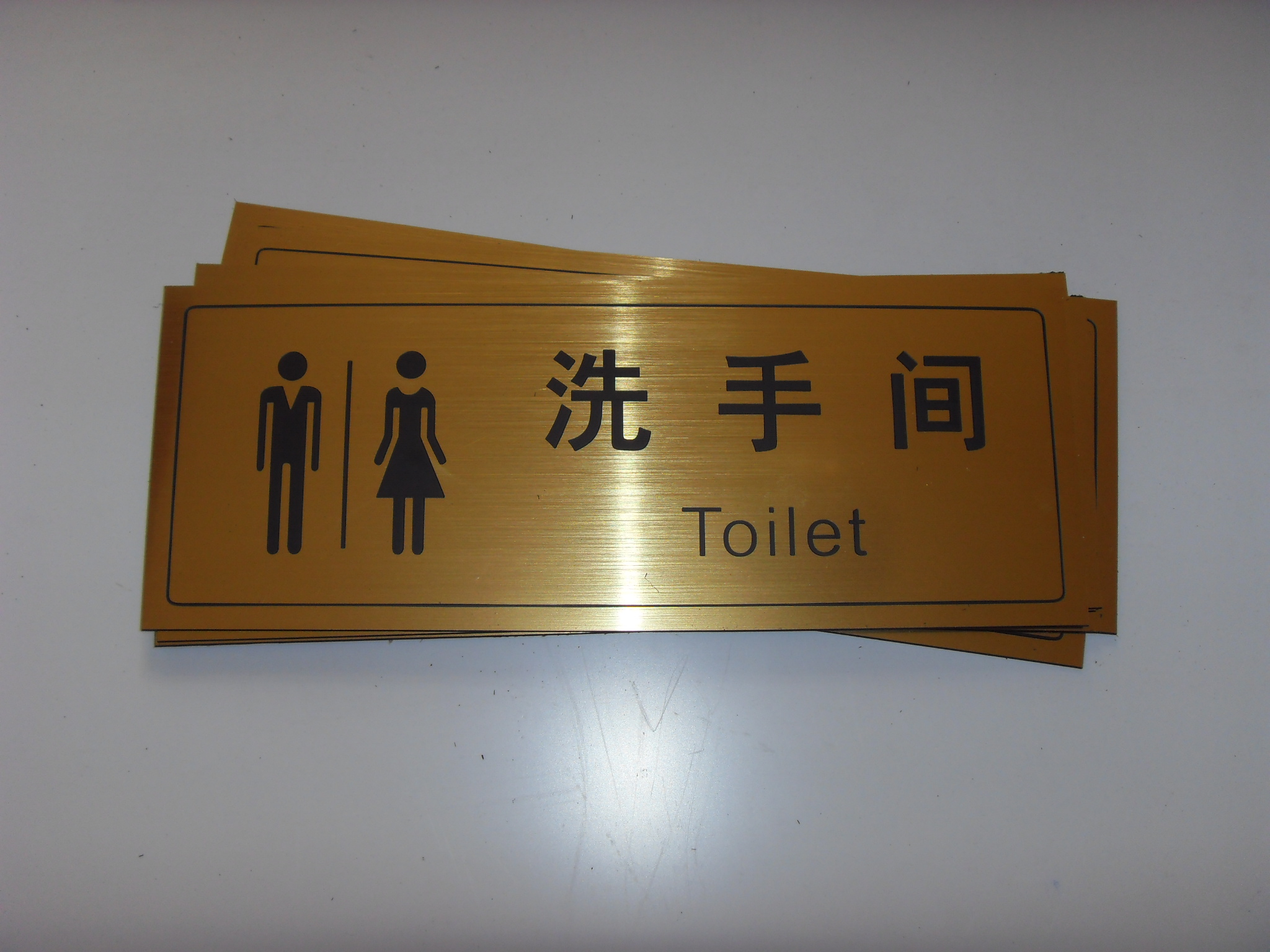 定做标牌洗手间指向牌告示牌指示牌双色板雕刻牌男女洗手间标示牌|msdalam kategori bahan binaan asas, Home Hardware, aksesori pintu, Doorplate - dari Buy2taobao.com untuk memberikan perkhidmatan ejen Taobao profesional membeli