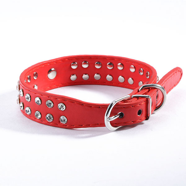 Dog Pets Buckle Leather Crystal Heart Collar Rhinestones Nec|ruв категории Домашний быт, Другие технологии украшения - от Buy2taobao.com для оказания профессиональной услуги покупки агента Taobao