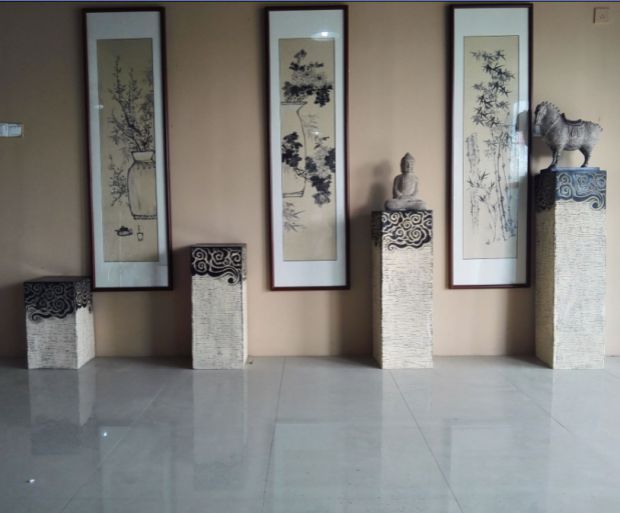 中式树脂底座展示柱子复古工艺品花架摆件流水底座装饰品石柱详云在类目 家居饰品, 摆件中 - 来自Buy2taobao.com提供专业的淘宝代购服务