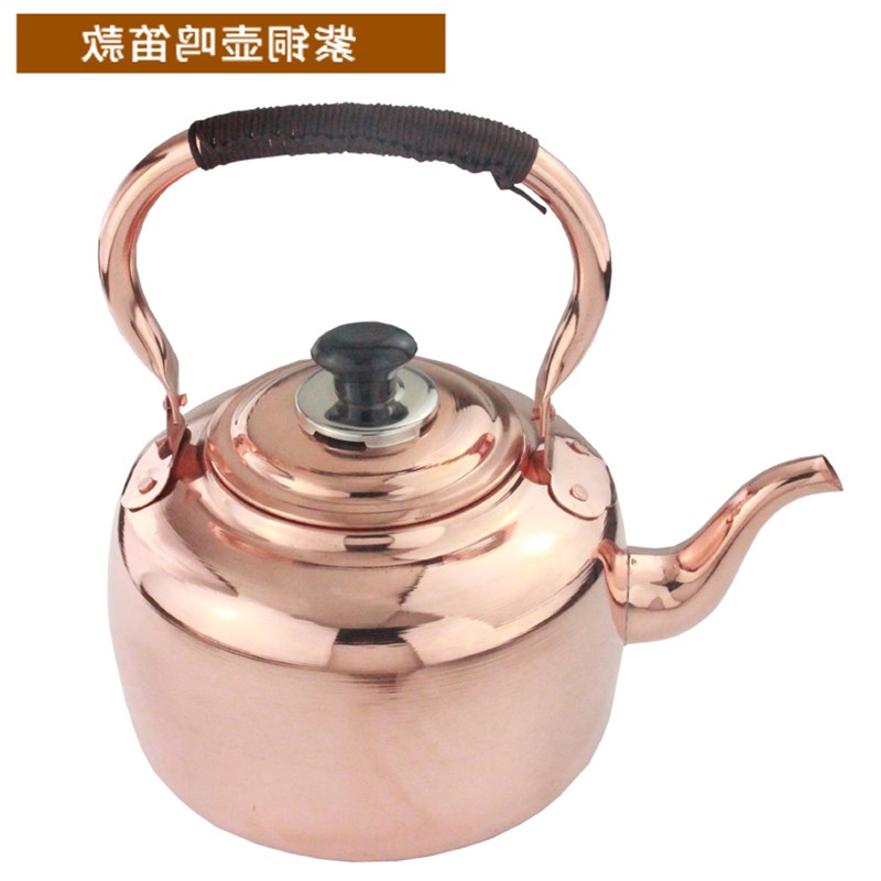 铜壶烧水壶纯铜纯紫铜铜茶壶手工烧水铜壶加汤壶黄铜大号加厚家用在类目 餐饮具, 茶具, 茶壶中 - 来自Buy2taobao.com提供专业的淘宝代购服务