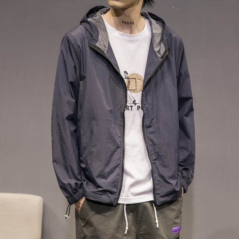 防晒衣男 超薄 透气潮流宽松防嗮服男帅气防紫外线夏季休闲外套|msdalam kategori Pakaian Lelaki, jaket - dari Buy2taobao.com untuk memberikan perkhidmatan ejen Taobao profesional membeli