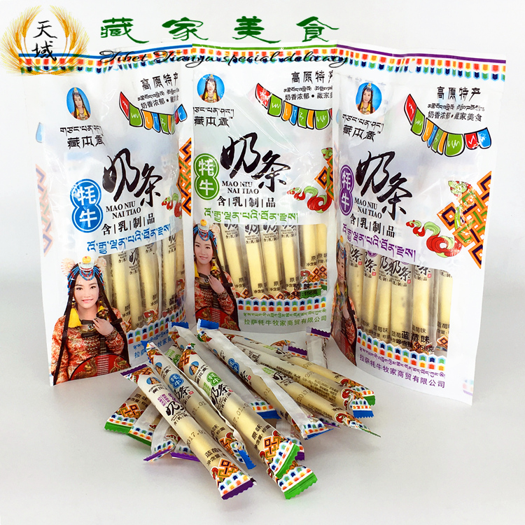 牦牛奶条西藏特产零食牦牛牧家牦牛奶酪奶干奶片酸奶蓝莓原味包邮在类目 零食/坚果/特产, 奶酪/乳制品/, 奶干中 - 来自Buy2taobao.com提供专业的淘宝代购服务